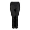 HI LO The Label stretch leather jogger in black - front