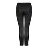 HI LO The Label stretch leather jogger in black - back